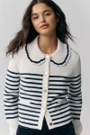 Nvlt Striped Knit Jacket In Multi