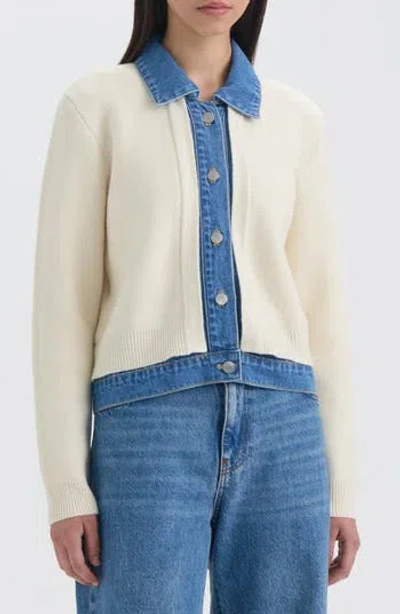 NVLT NVLT SWEATER JEAN JACKET