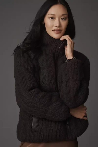 NVLT SWEATER KNIT PUFFER JACKET