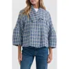 Nvlt Tweed Crop Jacket In Multi