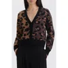 Nvlt V-neck Cardigan In Brown