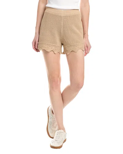Nvlt Wavy Crotchet Short In Animal Print
