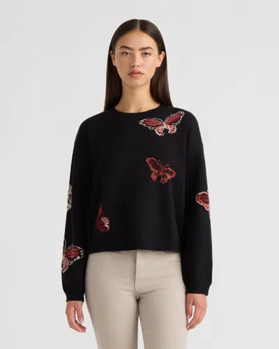 Nvlt Women's Butterfly Sweater In Multi