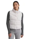 Nvlt Cire Crop Quilted Vest In Multi