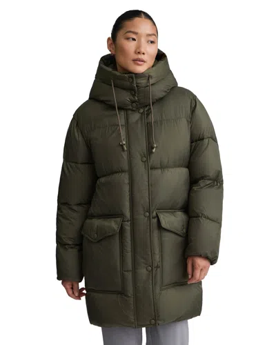 Nvlt Women's Cire Wonder Puffer Coat In Green