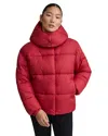 Nvlt Women's Cire Wonder Puffer Jacket In Red