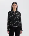 Nvlt Embroidered Button-up Shirt In Blue