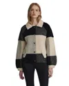 Nvlt Women's Cropped Eyelash Coatigan Bomber In Multi