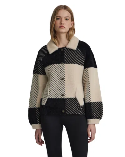 Nvlt Women's Cropped Eyelash Coatigan Bomber In Multi