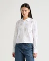 Nvlt Poplin Beaded Shirt In White