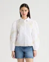 Nvlt Poplin Beaded Shirt In White
