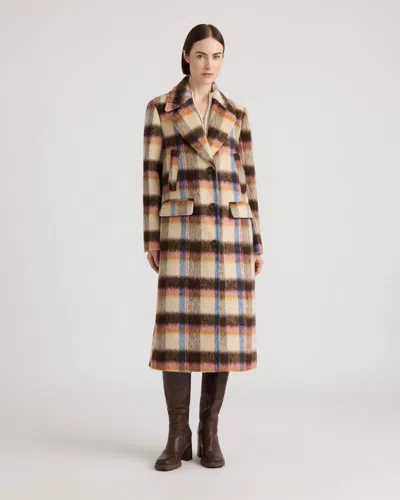 Nvlt Women's Faux Wool Coat With Double Pockets In Yellow