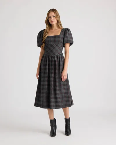 Nvlt Women's Handkerchief Lace Hem Dress In Gray