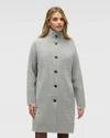 Nvlt Patterned Eyelash Sweater Coat In Gray