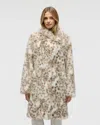 Nvlt Women's Lynx Faux Fur Coat In Neutral