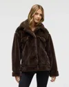 Nvlt Western Faux Fur Jacket In Multi