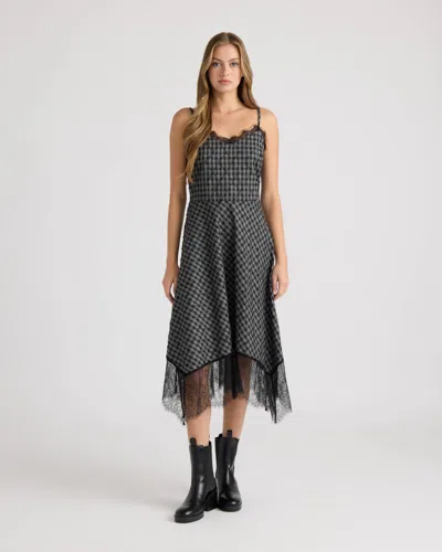 Nvlt Women's Plaid Dress In Black