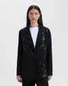 Nvlt Women's Sequin Blazer In Black