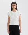Nvlt Embellished Short Sleeve Sweater In White