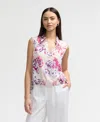 Nvlt Sleeveless Drawstring Hem Top In Multi