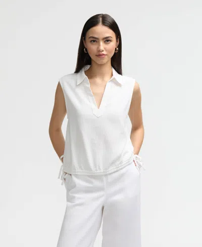 NVLT WOMEN'S SLEEVELESS TOP WITH SIDE DRAWCORDS