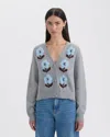 Nvlt V-neck Cardigan In Gray