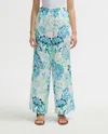Nvlt Side Waist Tie Wide Leg Pants In Yellow