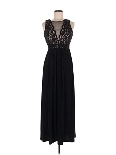 Pre-owned Nw Nightway Cocktail Dress In Black
