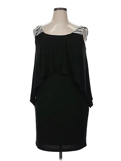 Pre-owned Nw Nightway Cocktail Dress In Black