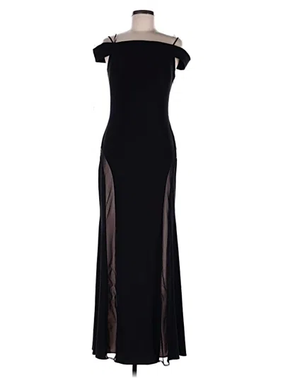 Pre-owned Nw Nightway Cocktail Dress In Black