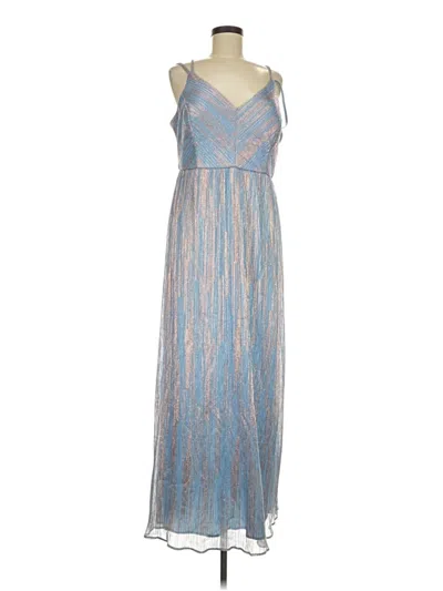Pre-owned Nw Nightway Cocktail Dress In Blue