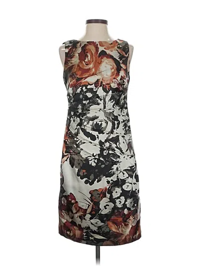 Pre-owned Nw Nightway Cocktail Dress In Gray