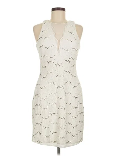 Pre-owned Nw Nightway Cocktail Dress In Ivory