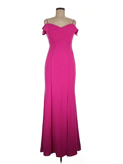 Pre-owned Nw Nightway Cocktail Dress In Purple