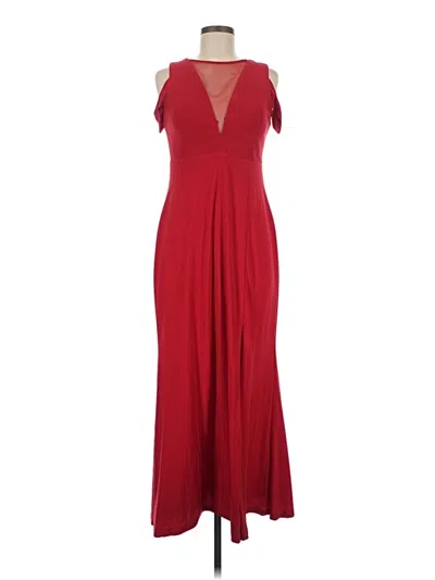 Pre-owned Nw Nightway Cocktail Dress In Red