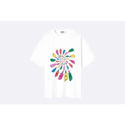 Nwhr Camiseta Psychedelic In White