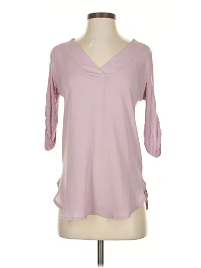 Pre-owned Ny & C 3/4 Sleeve Blouse In Pink