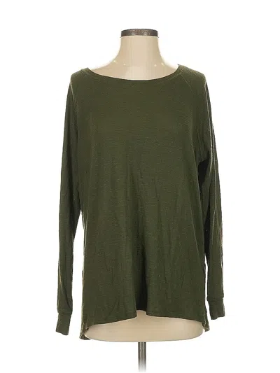 Pre-owned Ny & C 3/4 Sleeve T-shirt In Green