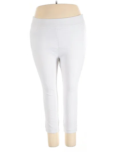Pre-owned Ny & C Active Pants In White
