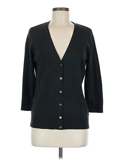 Pre-owned Ny & C Cardigan Sweater In Black