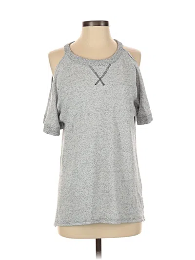 Pre-owned Ny & C Cardigan Sweater In Gray