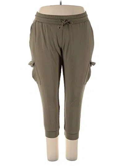 Pre-owned Ny & C Cargo Pants In Green