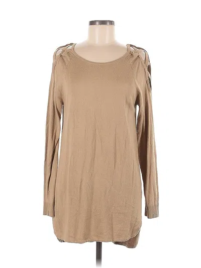 Pre-owned Ny & C Casual Dress In Brown