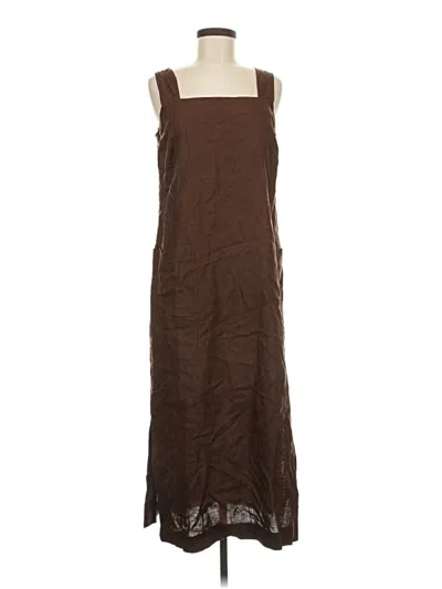 Pre-owned Ny & C Casual Dress In Brown