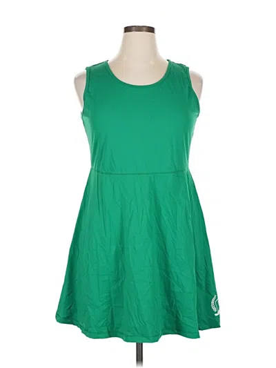 Pre-owned Ny & C Casual Dress In Green