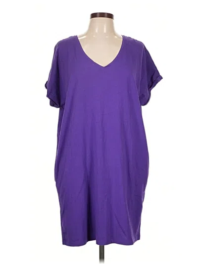 Pre-owned Ny & C Casual Dress In Purple