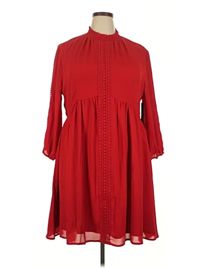 Pre-owned Ny & C Casual Dress In Red