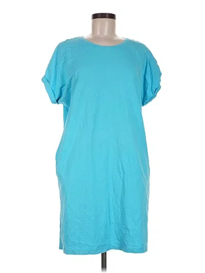 Pre-owned Ny & C Casual Dress In Teal