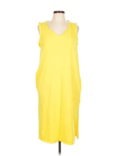 Pre-owned Ny & C Casual Dress In Yellow
