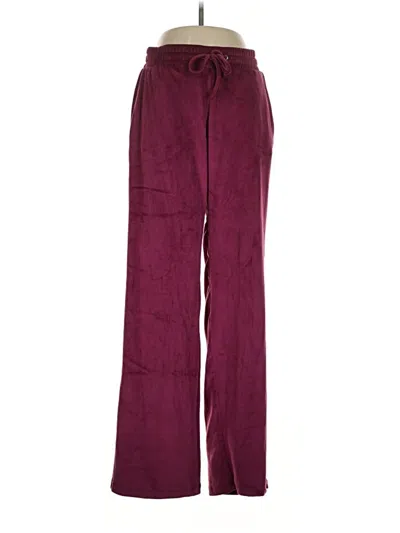 Pre-owned Ny & C Casual Pants In Burgundy
